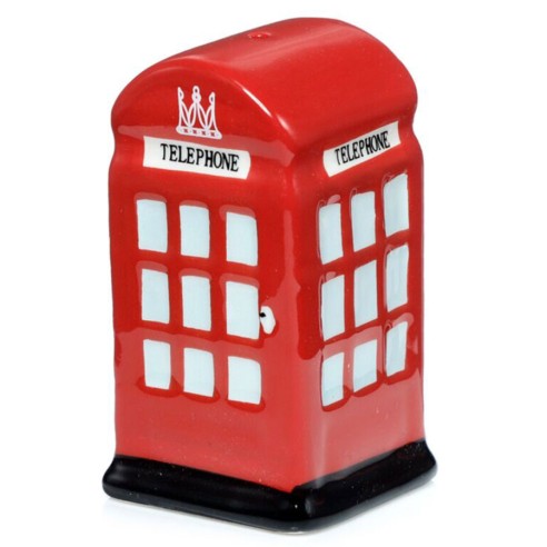 Set de Salero y Pimentero de Cerámica Cabina y Buzón Londres