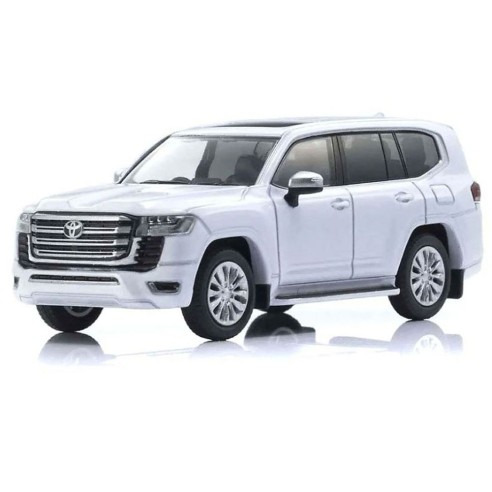 Coche Toyota Land Cruiser 300 Book Type - White Kyosho KS07118W Escala 1:64