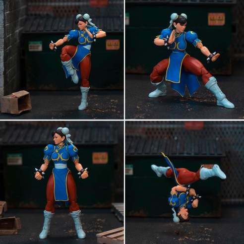 Figura Chun-Li Street Fighter II - 15 cm
