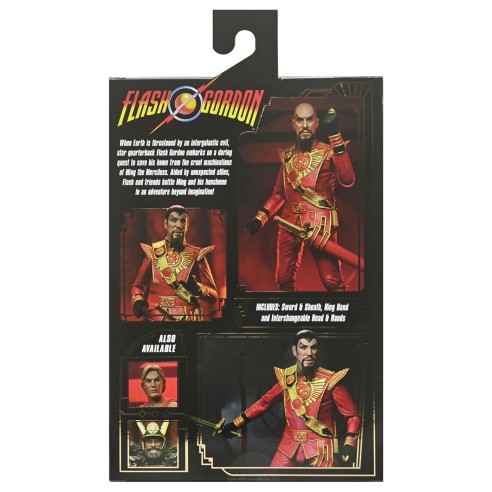 Figura Flash Gordon 18 cm - Red Military Outfit 1980