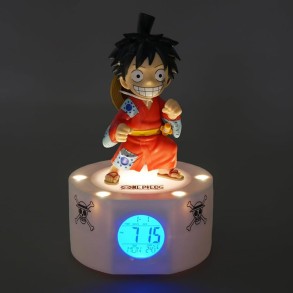 Reloj Despertador Luminoso Luffy 18 cm 2