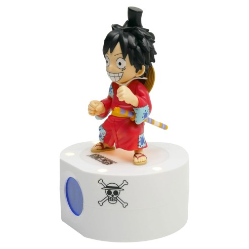Reloj Despertador Luminoso Luffy 18 cm