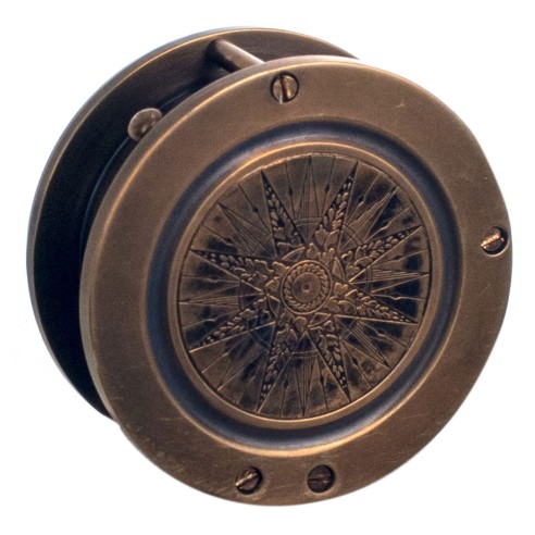 Reloj Solar, Brújula y Lupa Vintage