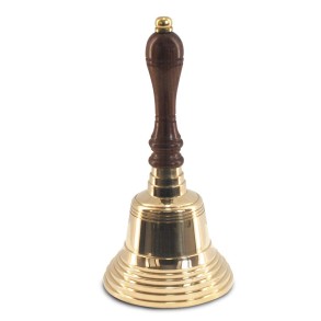 Campana Artesanal de Mano con Mango de Madera
