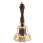 Campana Artesanal de Mano con Mango de Madera