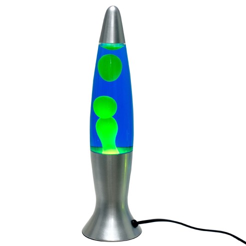 Lámpara de Lava de Aluminio 35 cm
