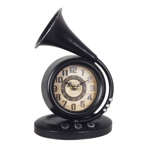 Reloj Gramófono de Mesa Vintage
