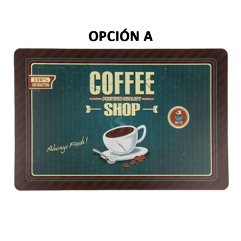 Salvamanteles Individual Diseños Coffe