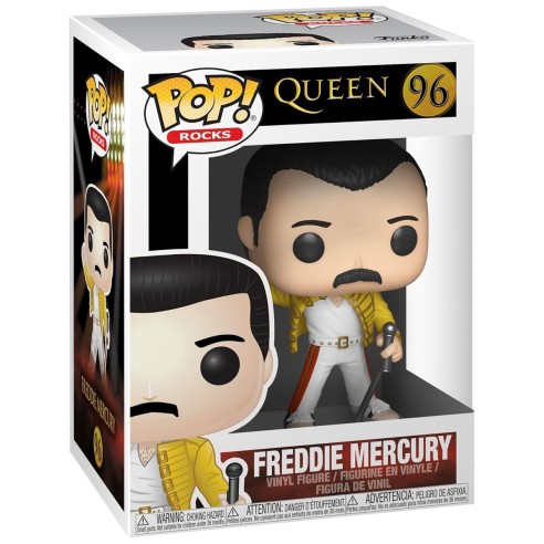 Figura Funko POP! - Queen  Freddie Mercury Wembley 1986 - 9 cm