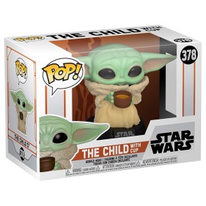 Funko POP! Baby Yoda (The Child) con Taza en Manos - The Mandalorian