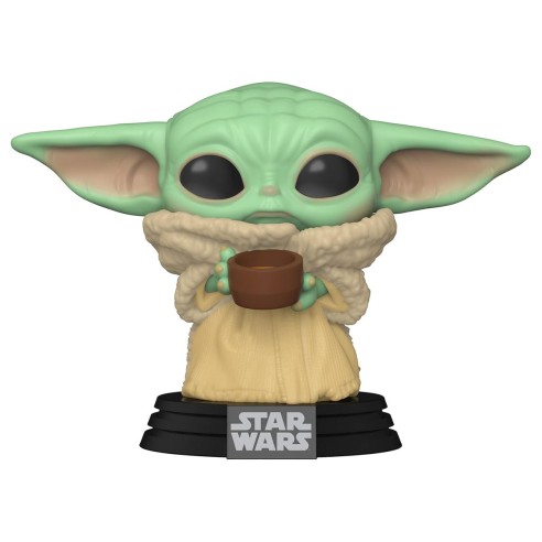 Funko POP! Baby Yoda (The Child) con Taza en Manos - The Mandalorian