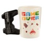 Taza Videojuego Pixel Asa Mando Play Game Over