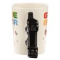 Taza Videojuego Pixel Asa Mando Play Game Over