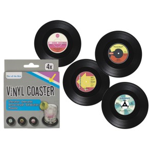 Set 4 Posavasos Discos Vinilo 2
