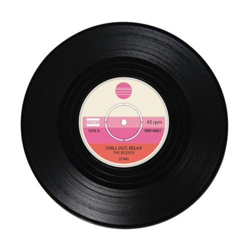 Set 4 Posavasos Discos Vinilo