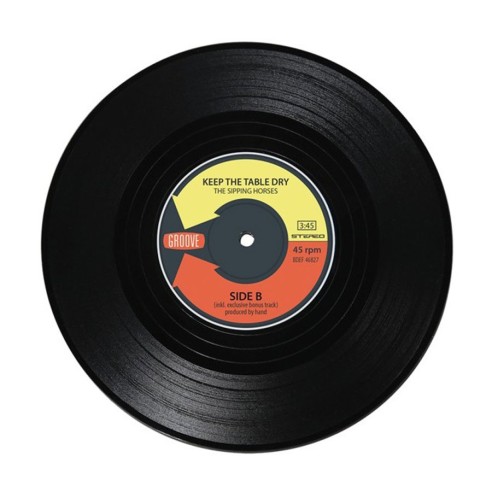 Set 4 Posavasos Discos Vinilo