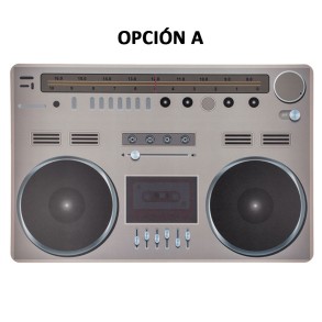 Salvamanteles Individual Diseños Aparatos Hii-Fi Nostálgico 2