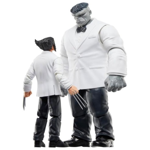 Set 2 Figuras Patch & Joe Fixit Wolverine X-Men Marvel Legends Articuladas 20 cm