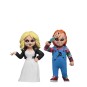 La novia de Chucky Pack de 2 Figuras Toony Terrors Chucky & Tiffany 15 cm
