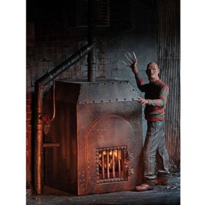 Figura Pesadilla en Elm Street Diorama Horno de Freeddy 23 cm