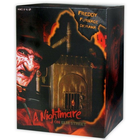 Figura Pesadilla en Elm Street Diorama Horno de Freeddy 23 cm