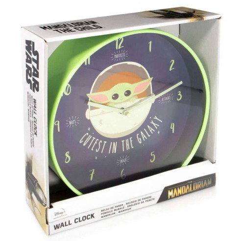 Reloj de Pared Mandalorian Cutest in the Galaxy