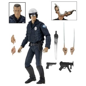 Terminator 2 Figura Ultimate T-1000 en Moto - 18 cm. 2