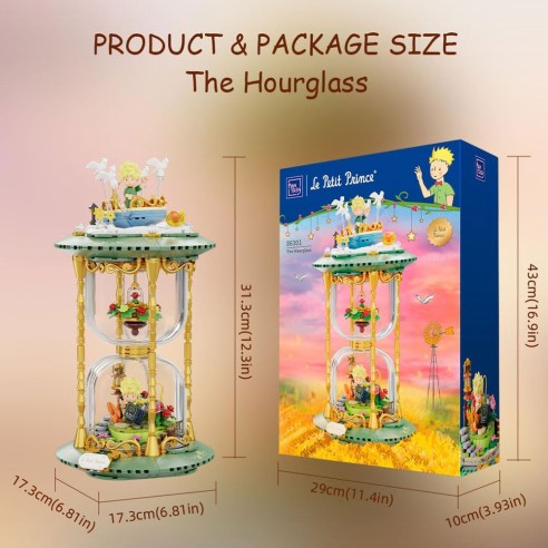 Kit de Construcción Pantasy The Hourglass El Principito Reloj Arena 31 cm