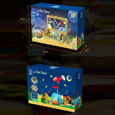 Kit de Construcción Maletín El Principito 7 cm