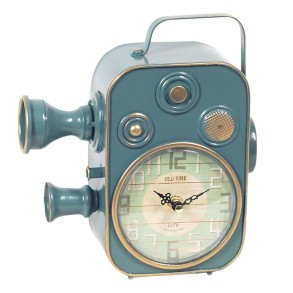 Reloj de Metal Cámara Vídeo Vintage