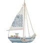 Barco de Vela de Madera con 13 Luces Led