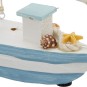 Barco de Vela de Madera con 13 Luces Led
