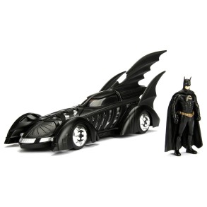 Coche Batmobile Batman Forever (1995) con Figura Batman Escala 1:24