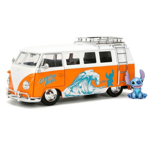 Furgoneta Lilo & Stitch Vehículo 1961 VW Bus Stitch Escala 1:24