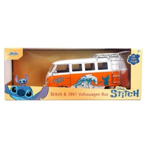 Furgoneta Lilo & Stitch Vehículo 1961 VW Bus Stitch Escala 1:24 2