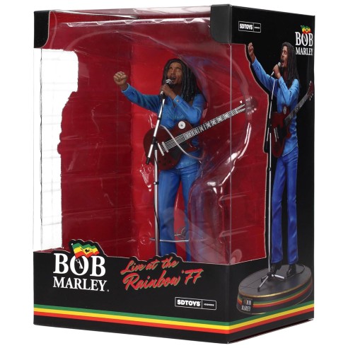 Figura Bob Marley Concierto Rainbow 77 - 18 cm