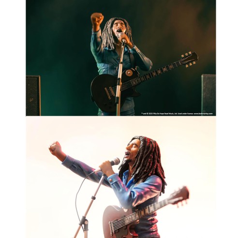 Figura Bob Marley Concierto Rainbow 77 - 18 cm