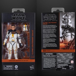 Figura Clone Lieutenant Star Wars Revenge of the Sith Black Series 15 cm 2