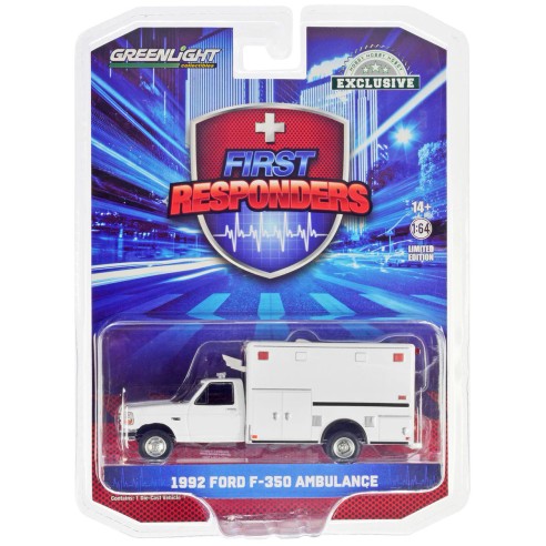 Coche Ford F-350 Ambulance First Responders Escala 1:64