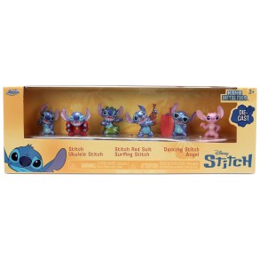 Set 6 Figuras Disney Lilo & Stitch Nano 4 cm