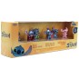 Set 6 Figuras Disney Lilo & Stitch Nano 4 cm