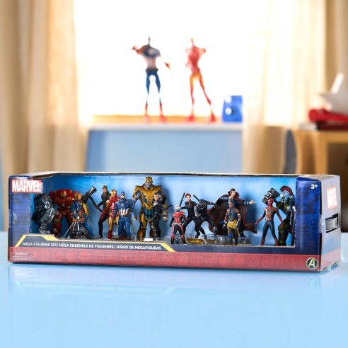 Megaset 16 Figuritas Marvel