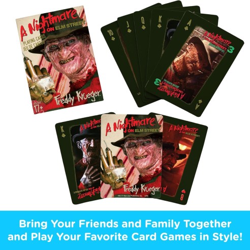 Baraja Póker Pesadilla en Elm Street Freddy