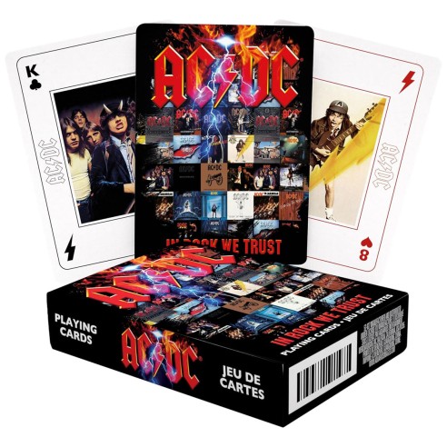 Baraja Póker AC/DC In Rock We Trust