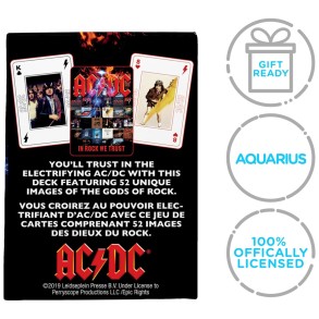Baraja Póker AC/DC In Rock We Trust 2