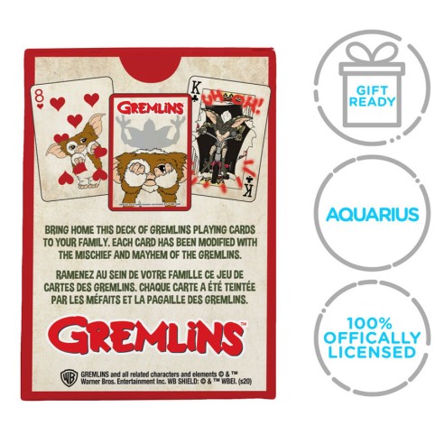 Baraja Póker Gremlins