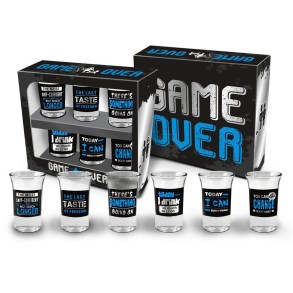 Set de 6 Chupitos Game Over