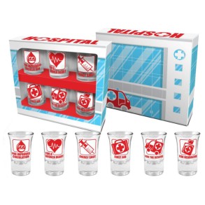 Set de 6 Chupitos Hospital