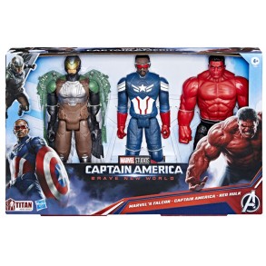 Set 3 Figura Avengers Captain América: Brave New World 2