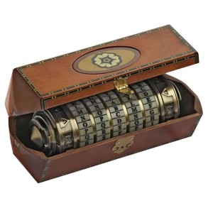 Cryptex Envejecido Código da Vinci Escala 1:1